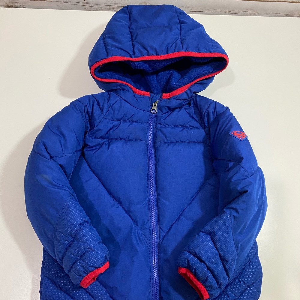 GAP Junkfood Superman puffer jacket